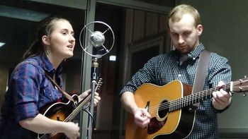 Samantha and Will Padgett playing at Pasquale's
