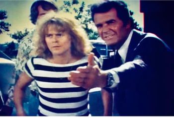 PIG Recording Artist ‘Michael Des Barres’ on the set of the Rockford Files!
