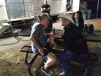 Jerry Miller with Robert Plant
