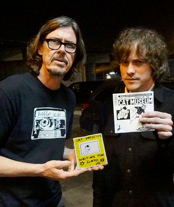 Gibby Haynes of The Butthole Surfers and Andrew VanWyngarden of MGMT
