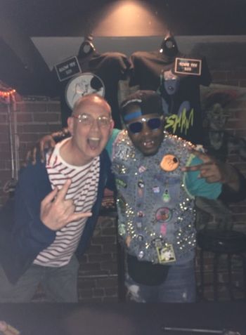 pig-and-esham Pig with famous Detroit rapper Esham.
