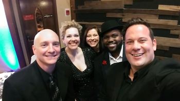 2017 Evening Gala at Saint Ann's Me, Amy Little, Karen, Tim Miller, Graham Kuhn
