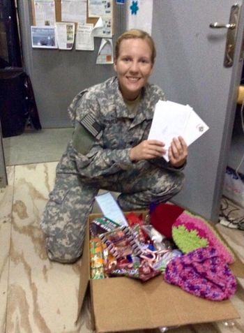 Kaitlyn Sending care packages to our deployed members is a humble token of our appreciation.
