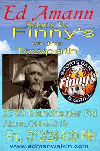 Ed Amann returns to Finny's on the Towpath