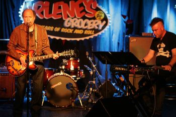 MARK300DPI-2a Mark Cohen and Jivie at Arlene's Grocery
