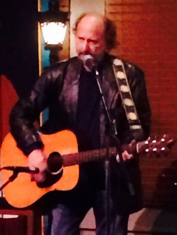 Mark at the Towne Crier Mark at the Towne Crier Cafe, Beacon, NY, 10/15/15. Photo: Mike Montreys
