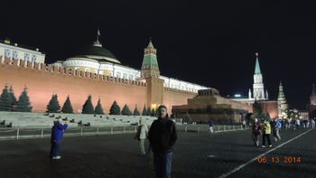 DSCN5159 Moscow, Red Square at night.  Summer 2014.
