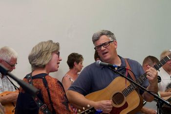 Long Pine Bluegrass Camp - I always enjoying singing with Laurie Richards when the chance arises.
