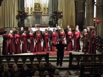 Edinburgh 8 Sir James MacMillan conducts Cappella Caeciliana in St Mary's Metropolitan Cathedral, Edinburgh, 21 November 2015
