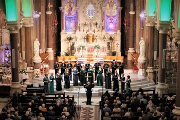 Clonard 7 CD launch concert at Clonard: Cappella Caeciliana performing under the direction of Donal McCrisken. Photo by Vincent McLaughlin
