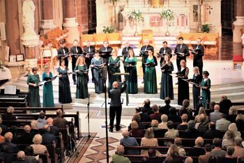 Clonard 8 CD launch concert at Clonard: Cappella Caeciliana performing under the direction of Donal McCrisken. Photo by Vincent McLaughlin
