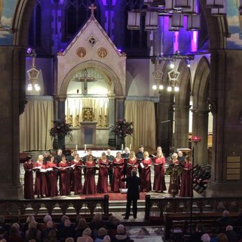 Edinburgh 7 Sir James MacMillan conducts Cappella Caeciliana in St Mary's Metropolitan Cathedral, Edinburgh, 21 November 2015
