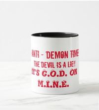 ANTI- DEMON TIME MUG