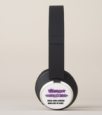 GTM ELEGANT HOODNESS BEEBOP BLUETOOTH HEADPHONES PURP