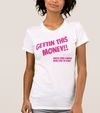 GETTIN THIS MONEY (GODS CHILD) PINK WHITE TSHIRT