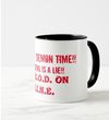 ANTI- DEMON TIME MUG