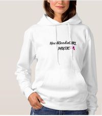 HOODGOODIEGIRL MUSIC LOGO-I AM HOOD GOODIE HOODIE