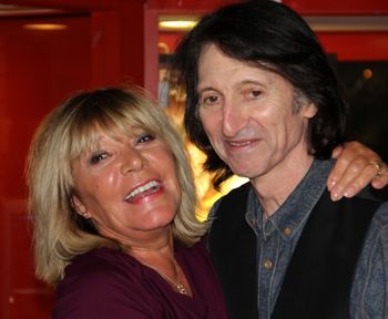 Marianne Evans with Bob Jackson
