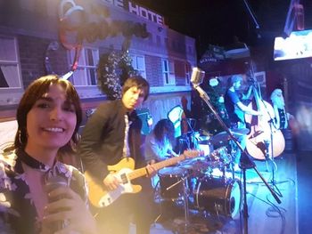 "Had so much fun singing backup vocals last night @ Peddler's Pub with Elijah Manitowabi, Andrew G, and Ben Wardo! I'll be sitting in on bass tomorrow night with Elijah & The Back Burners in downtown Sudbury at the RED FANG TAVERN! Come check it out! Cheers and have a great Friday night everyone!" Chanelle *December 27, 2018
