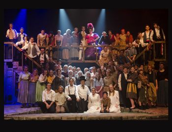 The Company in the TOROS production of Les Misérables. *August 2012 Capitol Centre, North Bay (Photo courtesy MARYANN JONES)

