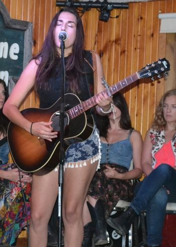 Invited to join the Ladies in Waiting on stage - Photo #4 *August 29, 2016 - Lavigne Tavern, Lavigne, Ontario
