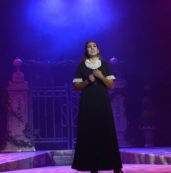 Chanelle in the lead role of "Cosette" in the Theatre Outreach on Stage (TOROS) production of Les Misérables. The sold out musical was held at the Capitol Center (1000 seat capacity) in North Bay, Ontario, which ran from August 8 to 12, 2012. (Photo courtesy MARYANN JONES)
