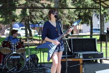 Photo #2 CHANELLE ALBERT & THE EASY COMPANY @ the Greater Sudbury Earth Festival *June 2, 2018 - Memorial Park, Sudbury, Ontario
