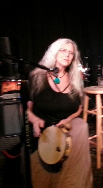 Sheila Burke onstage at Genghis Cohen Theater - Hollywood California
