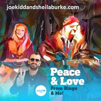 Sheila, Ringo, & Joe Peace & Love photo art
