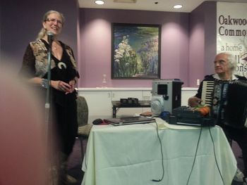 Joe Kidd & Sheila Burke in concert with accordion - Dearborn Michigan
