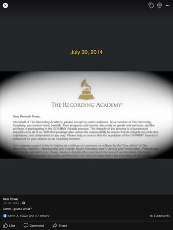 Grammy member
