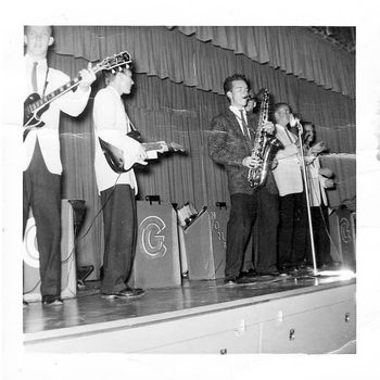 Nomads 50's Steve McNurlin, guitar / Artie Elaim, guitar / Lew Fay, sax /  Eddie Willardson / Bill Riddle
