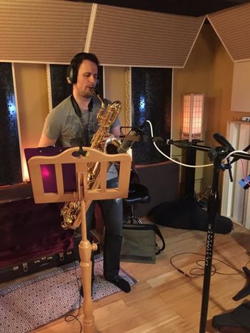Norman Frank tracking saxophone
