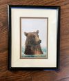 Summer Swim print framed and matted. 