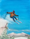 ORIGINAL PAINTING: Getting Air, oil on canvas
