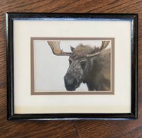 Drifter, print matted and framed