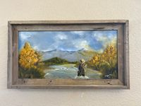 SOLD! ORIGINAL PAINTING: Better Than a Good Day at the Office - framed original oil on canvas