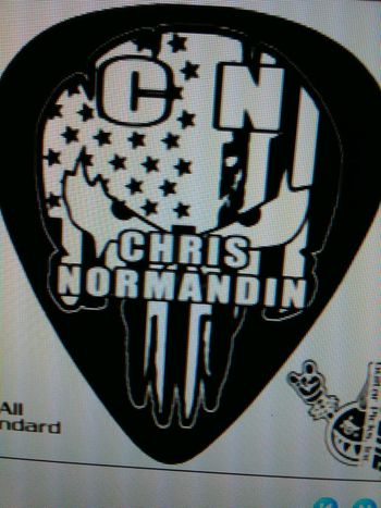 ChrisNormandin custom guitar pick7
