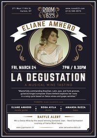 Eliane Amherd Trio - LA DÉGUSTATION - a musical wine tasting and wine raffle!