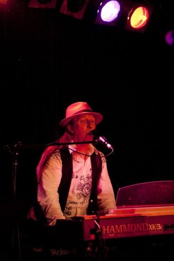 Baz playing his Hammond
