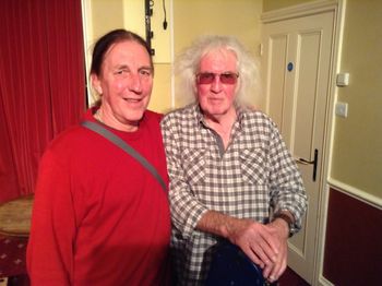Baz with Wizz Jones in England

