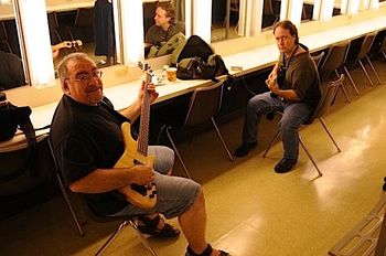 Backstage in LA with Neal Morse band
