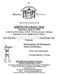 Brandenburger Schutzenverein Kronungs-Ball 2024
