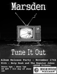 Marsden - "Tune It Out" Album Release Show