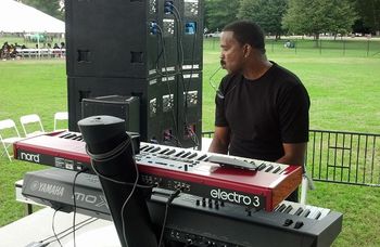 Artie setting things up...
