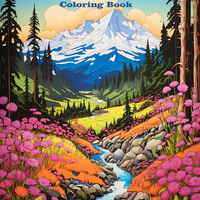 Relaxing Landscapes Coloring Book