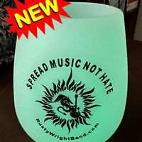 Spread Music Not Hate silicone WINE GLASS