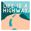 Life Is A Highway 3" Sticker
