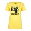 Yellow NBLD Logo Ladies T Shirt