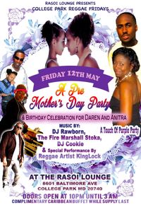 College Park Reggae Fridays: A Pre Mother's Day Party